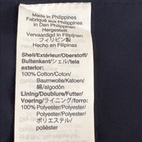 J. Crew Textured Tweed One Button Cotton Blazer in Navy - Size 0 - Picture 6 of 7